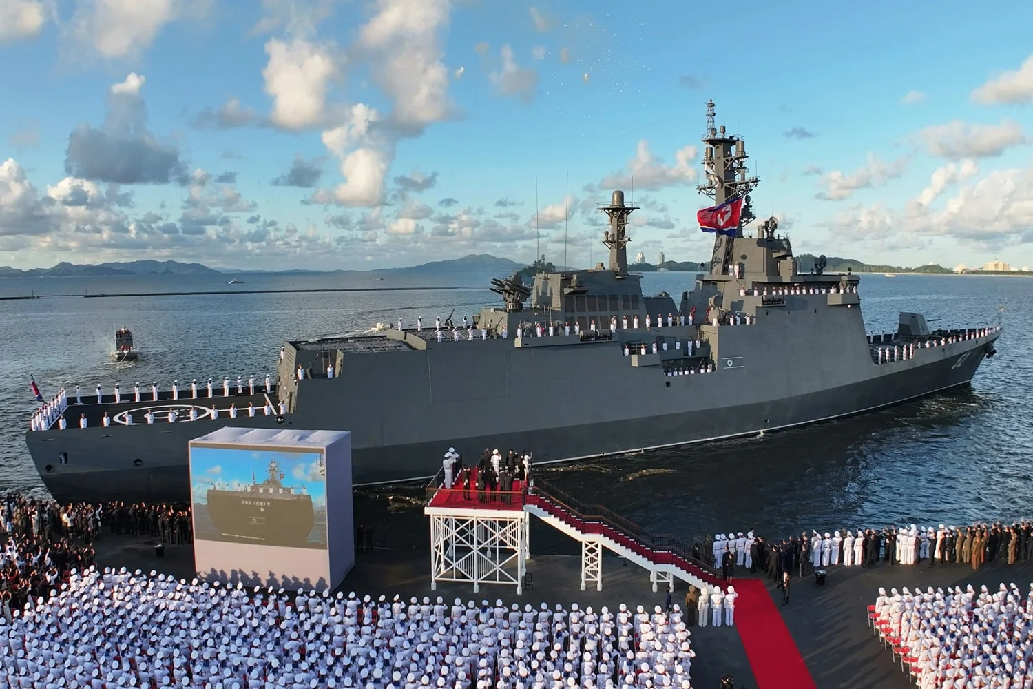 North Korea Debuts Second Choe Hyon–Class Destroyer, Boosting Blue-Water Ambitions
