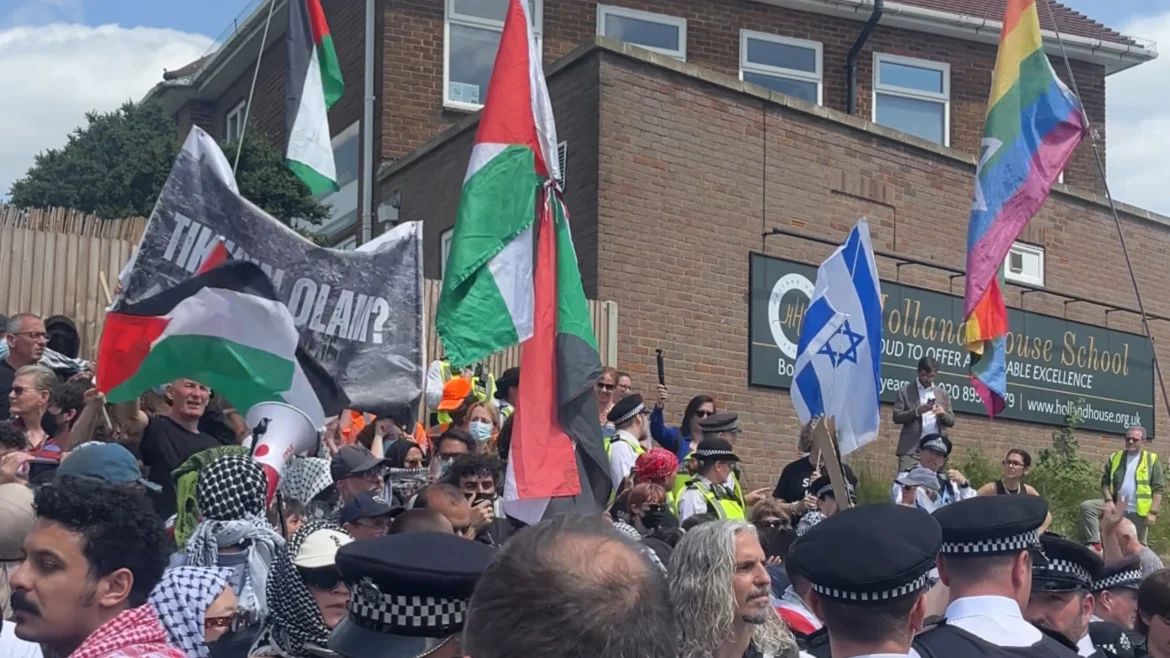 London real estate event linked to illegal settlements draws scrutiny