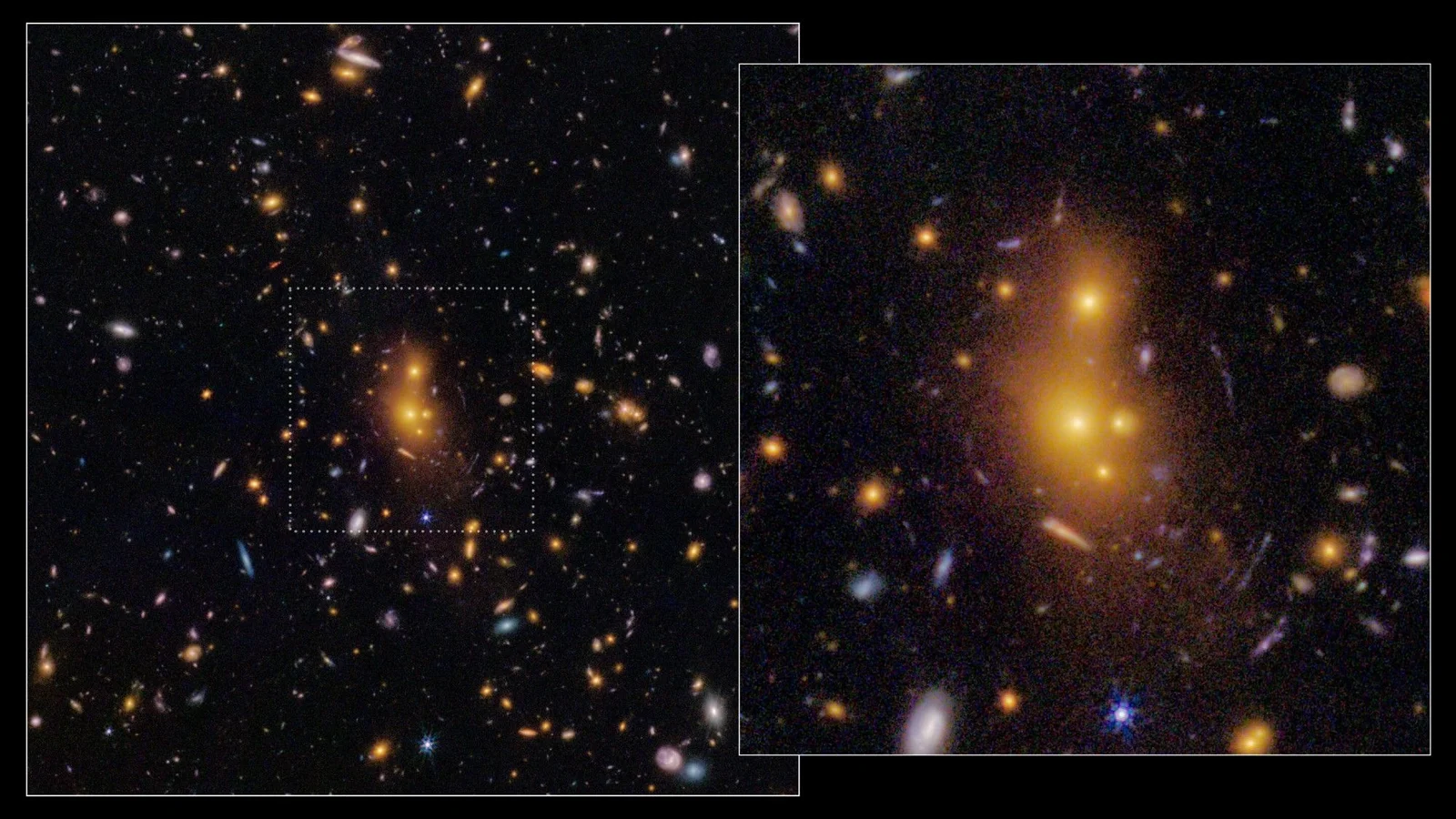 James Webb Spots Ancient Galaxy Cluster Acting as a Cosmic Magnifier