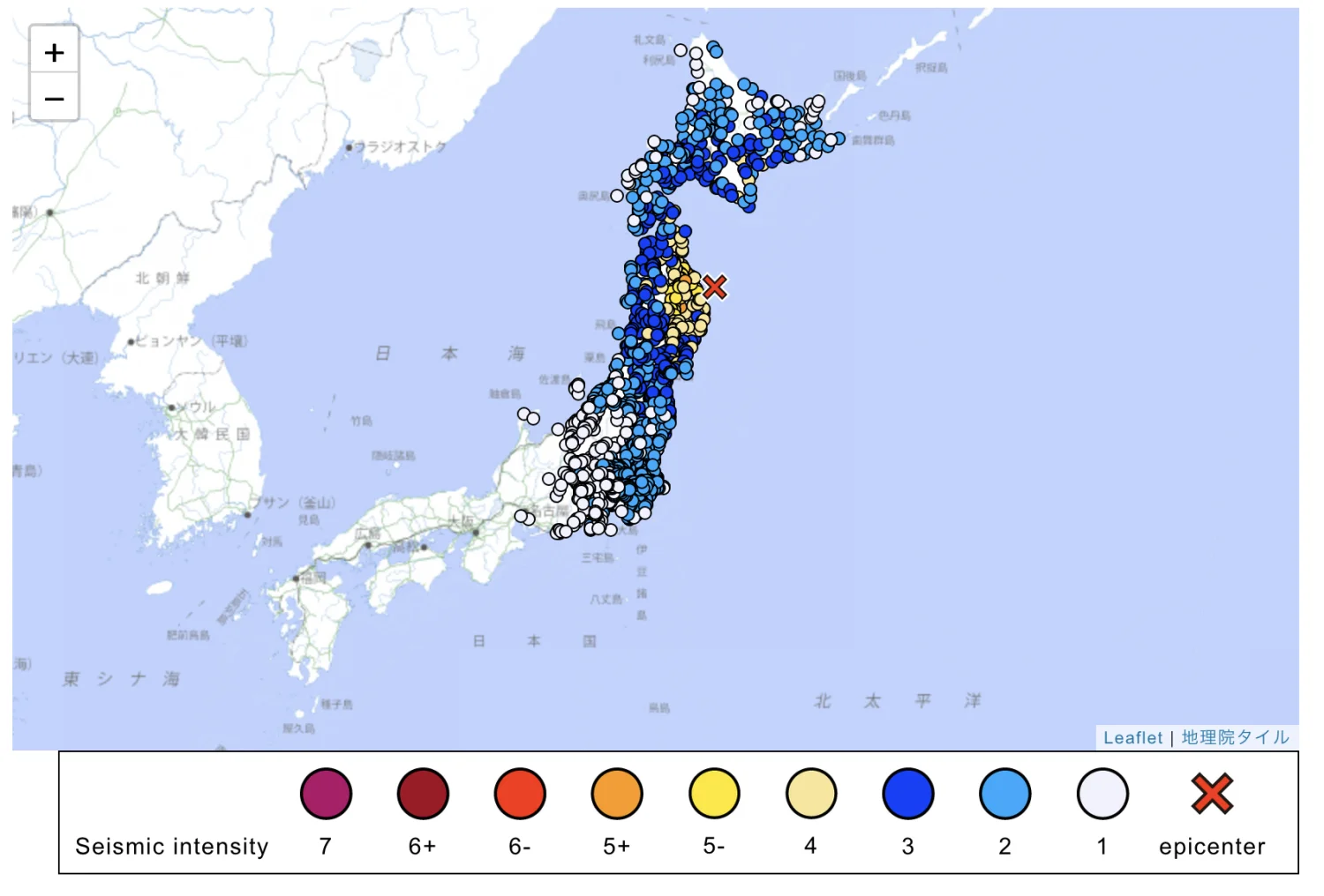 Powerful M6.9 quake jolts northern Japan; no tsunami warning issued