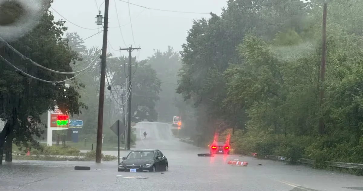 Massachusetts Roads Shut as Severe Storms Bring Widespread Flooding