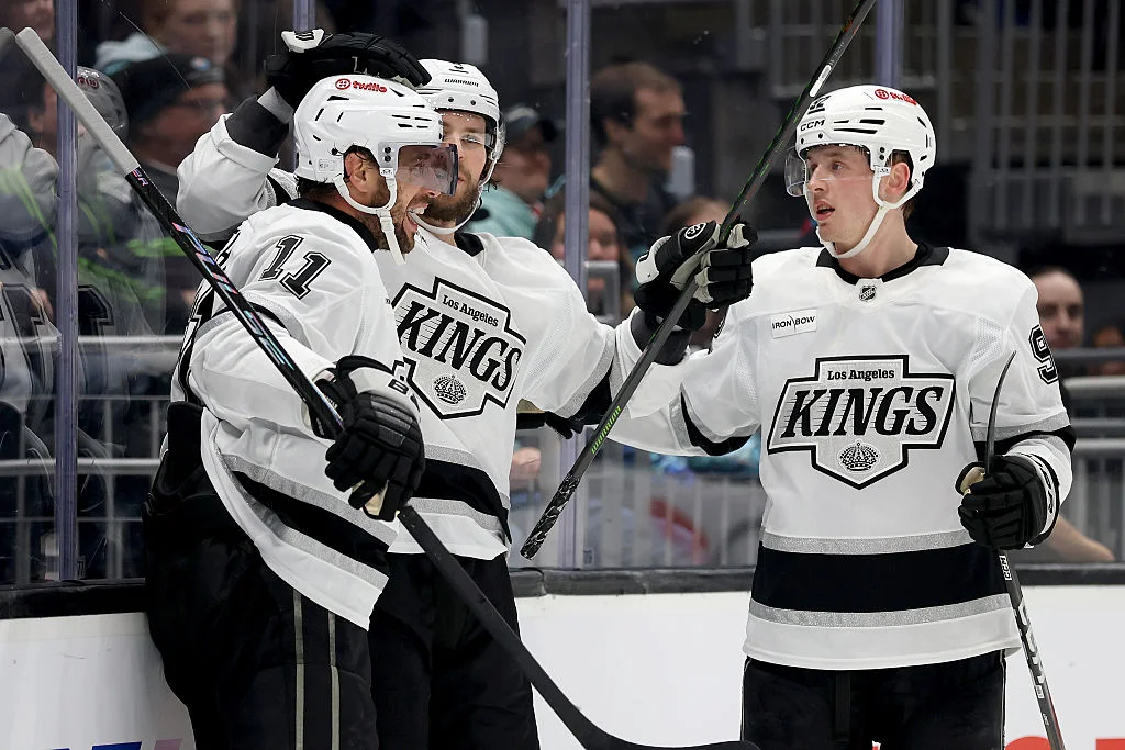Byfield's two goals spark Kings to playoff clinch in 5-3 win over Kraken
