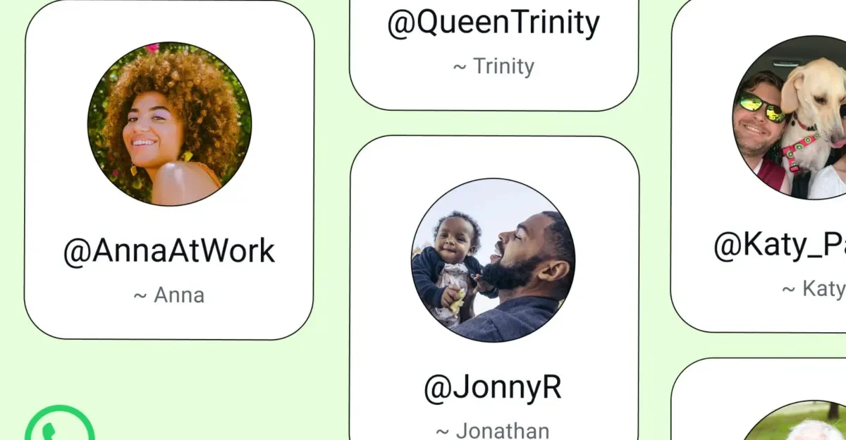 WhatsApp lets you reserve a username to keep your number private