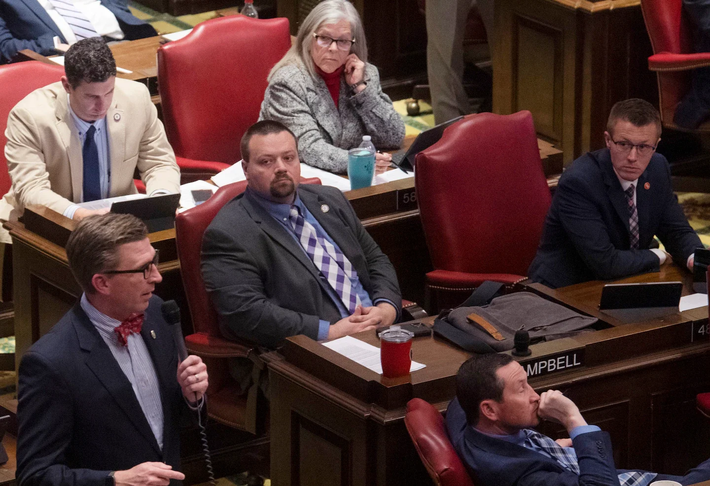 Tennessee GOP lawmaker resigns over sexual harassment violation.