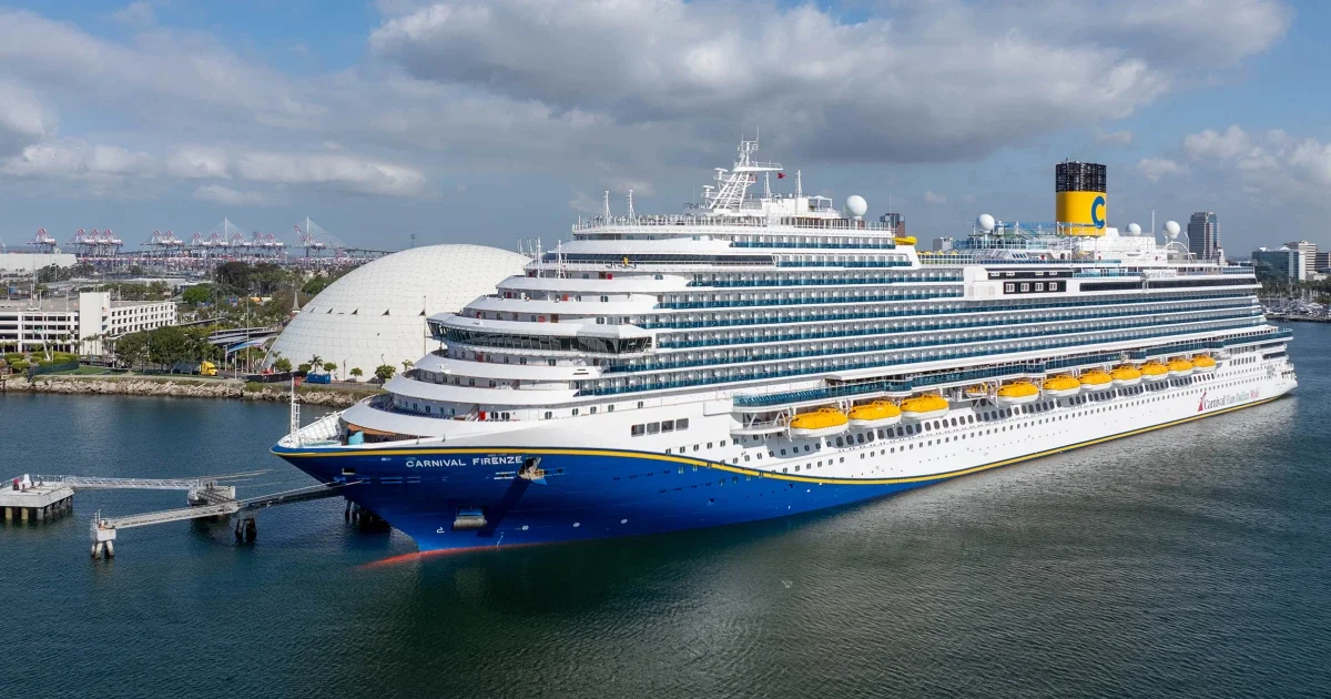 Balcony fall on Carnival Firenze leaves woman dead near Catalina Island