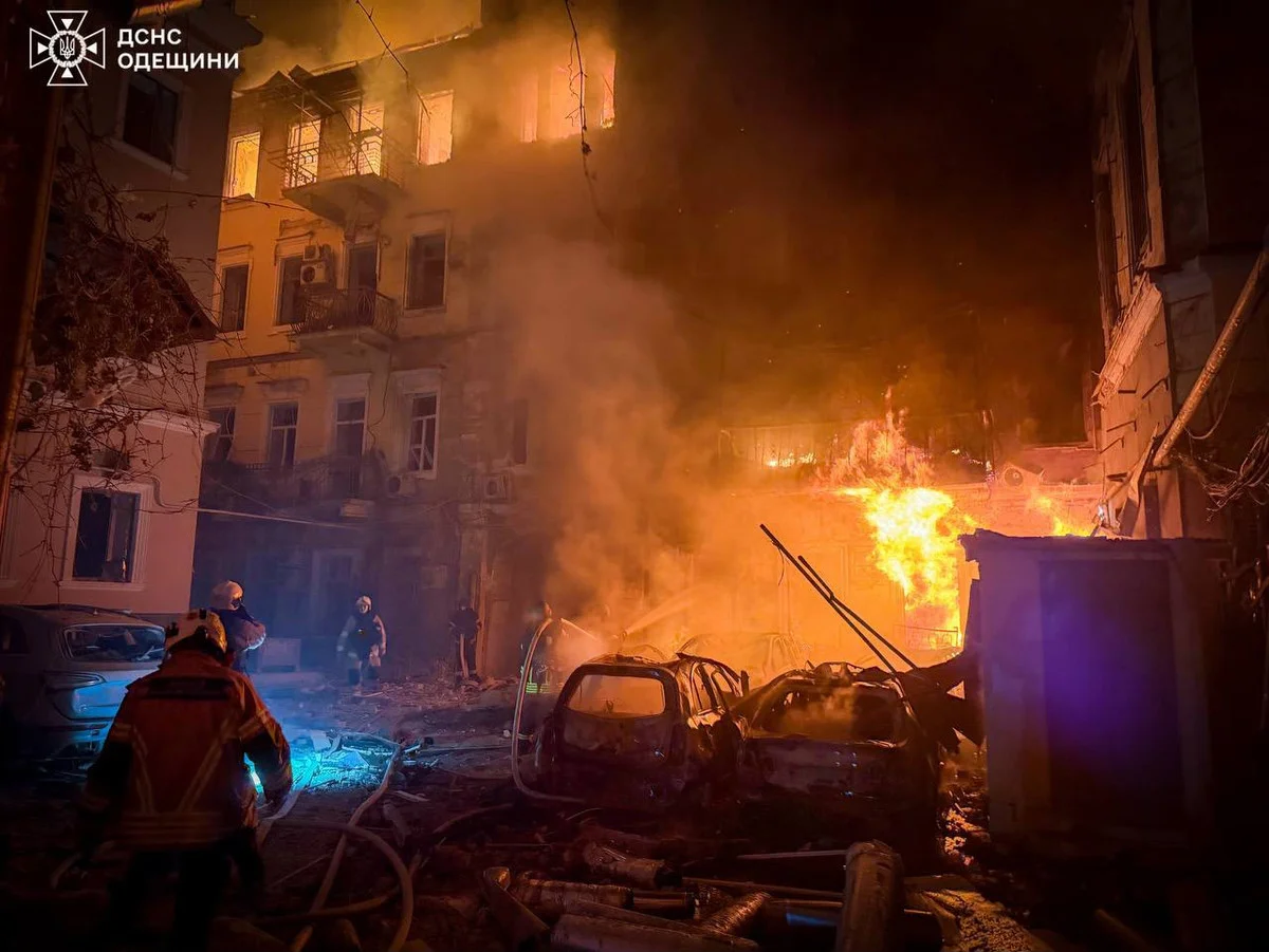 Odesa Braces After Massive Russian Missile-Drone Onslaught