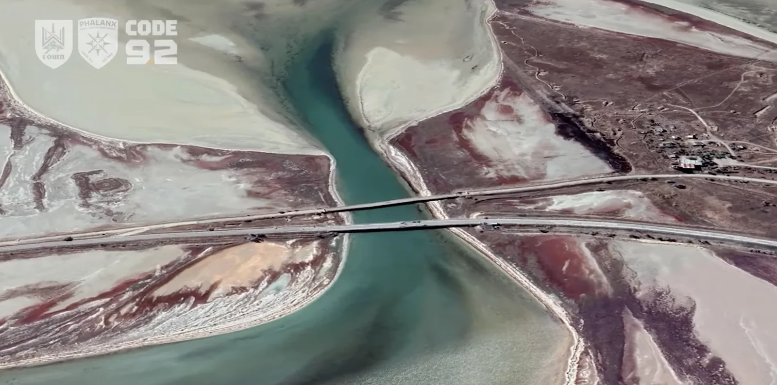 Ukraine drone strike damages key bridge linking Crimea to mainland