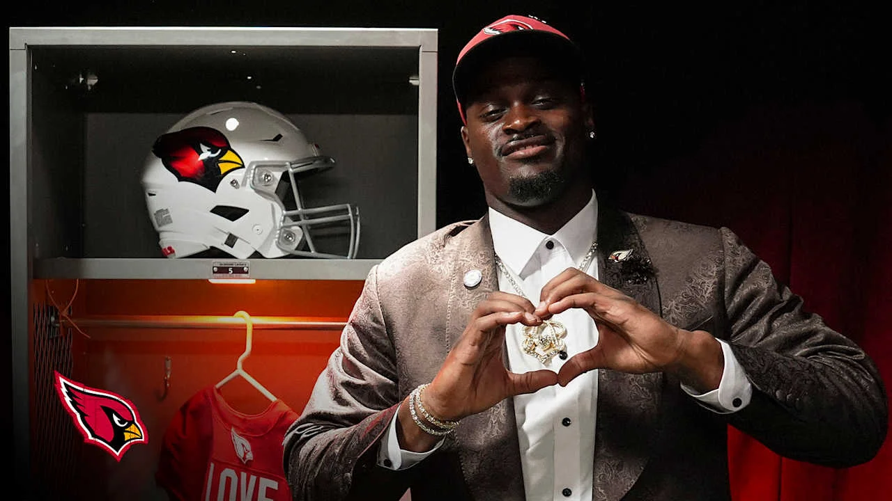 Cardinals Bypass Edge Rushers, Embrace Jeremiyah Love and Campbell Watch