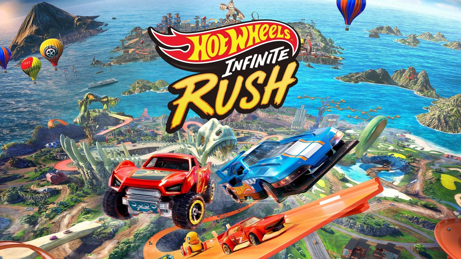 Hot Wheels Infinite Rush brings four-island racing and track building to next-gen systems