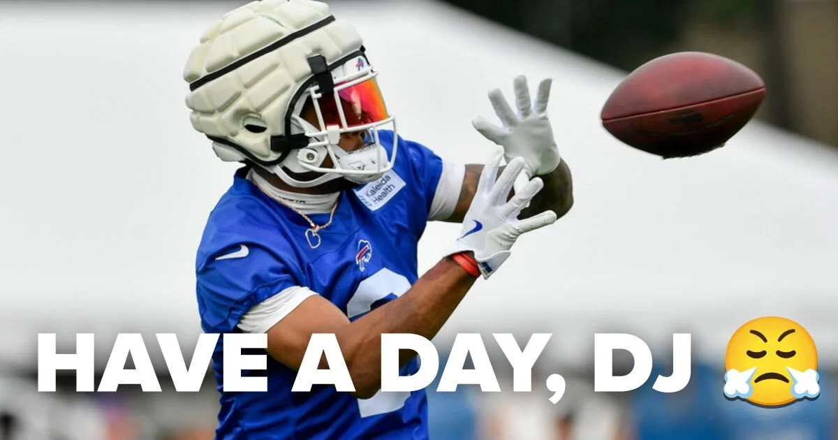 DJ Moore’s 55-yard TD fuels Bills in chaotic Day 5 camp