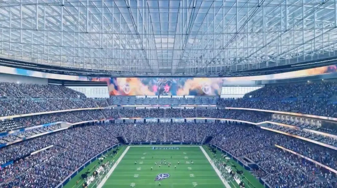 Nashville's New Enclosed Titans Stadium Receives Final Approval with Record Public Financing.