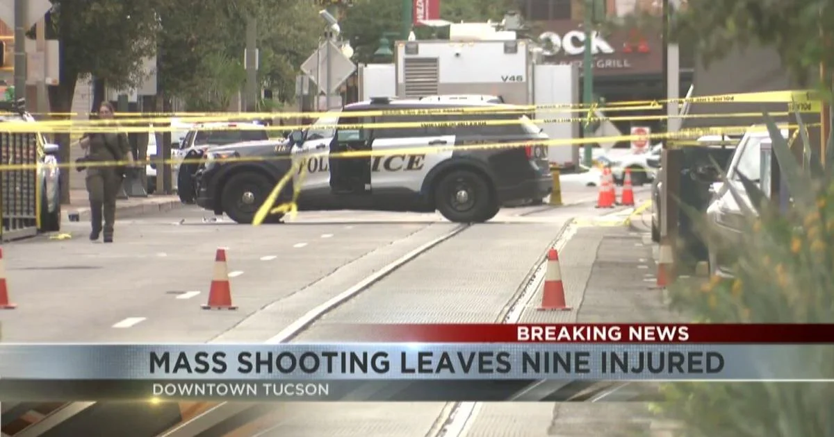 Nine Injured in Downtown Tucson Shooting; Officer Wounds Suspect