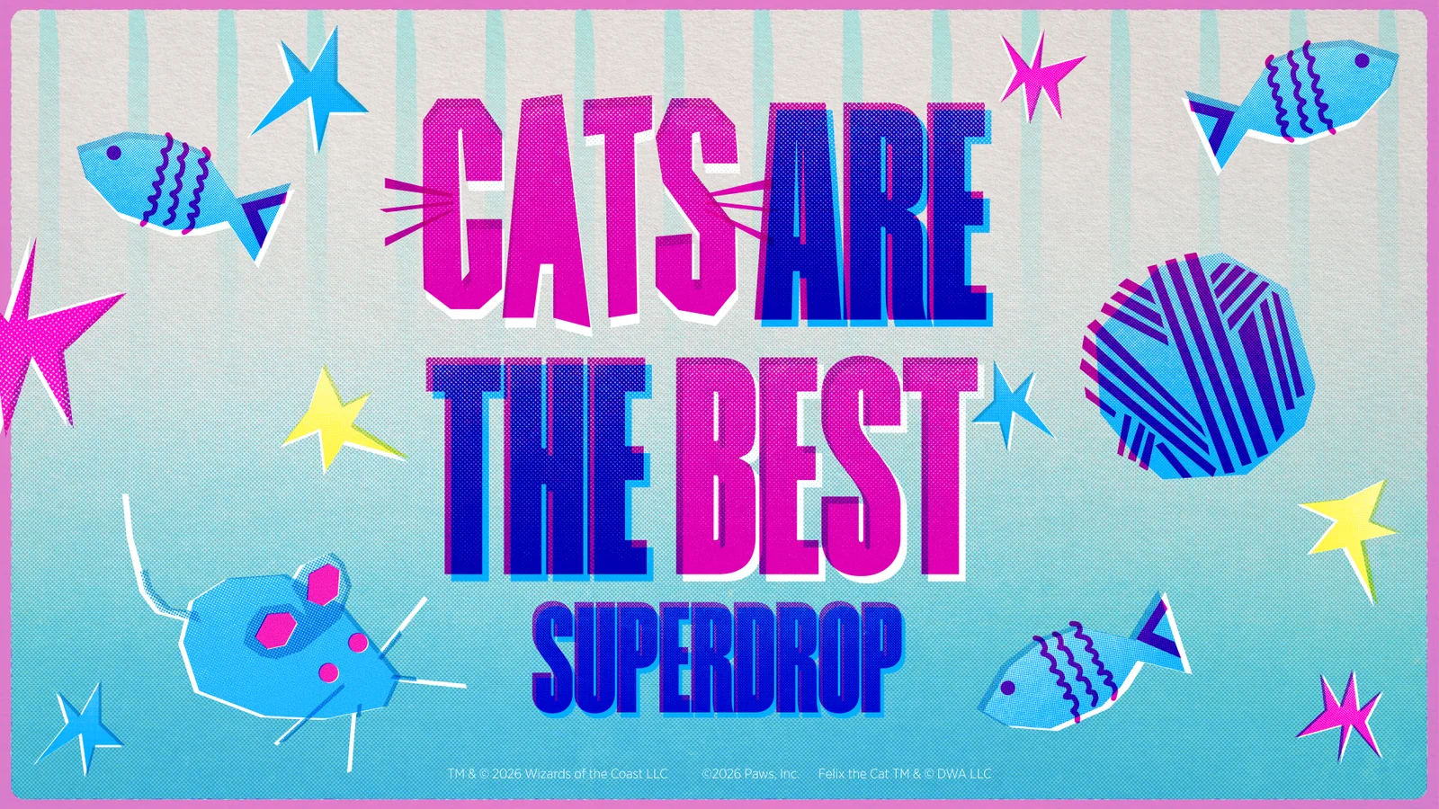 Cats Take the Lead in MTG Secret Lair's New Superdrop
