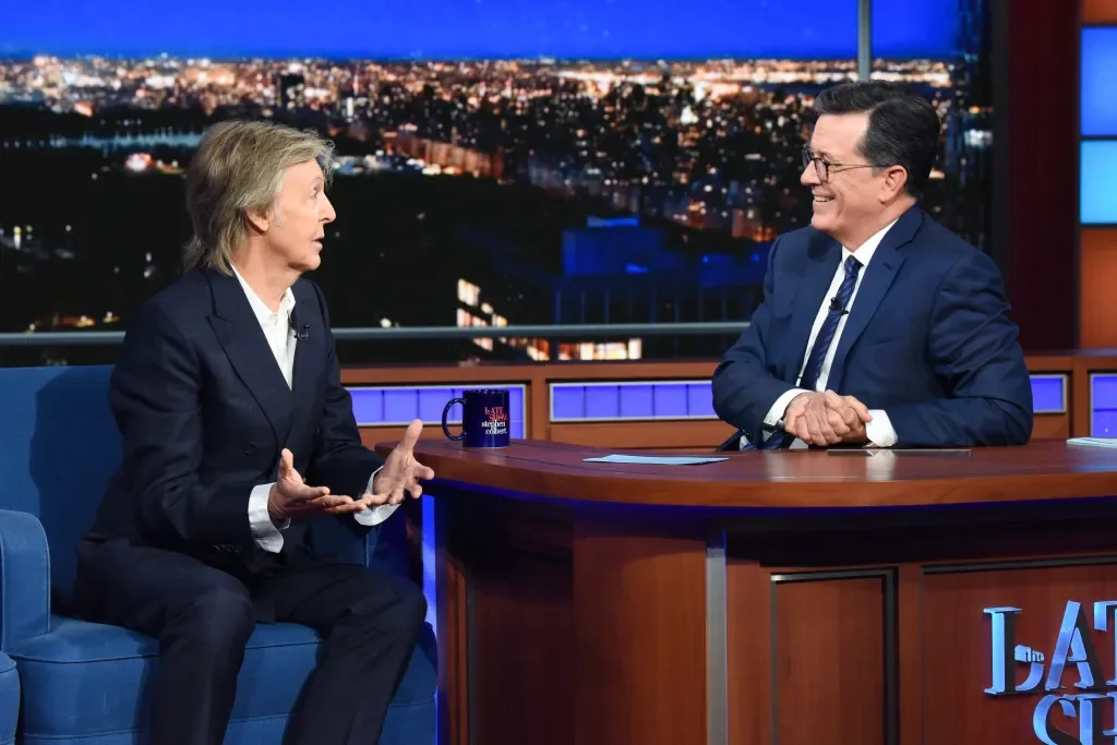 Paul McCartney Headlines Stephen Colbert’s Star-Studded Late Show Finale