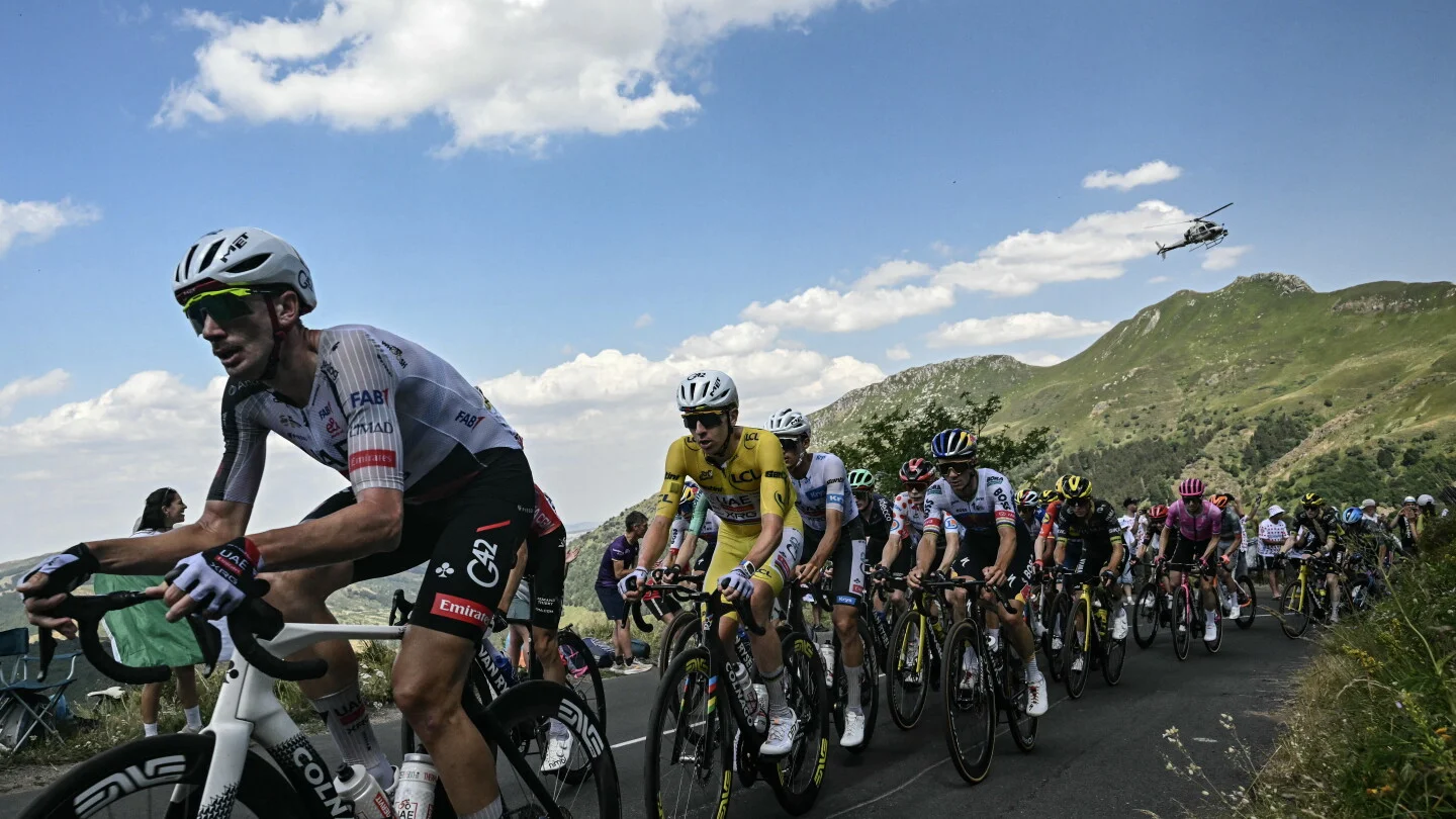Pogačar powers to Stage 10 win, widens Tour lead