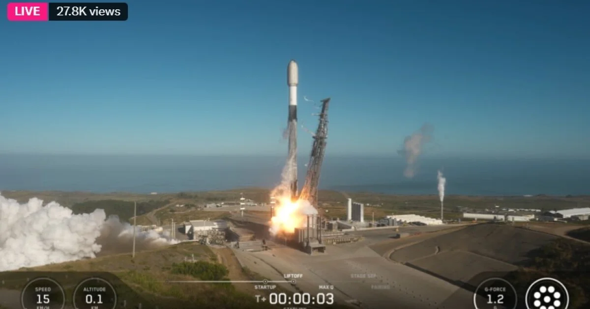 SpaceX fires Falcon 9 from Vandenberg to deploy 24 Starlink satellites