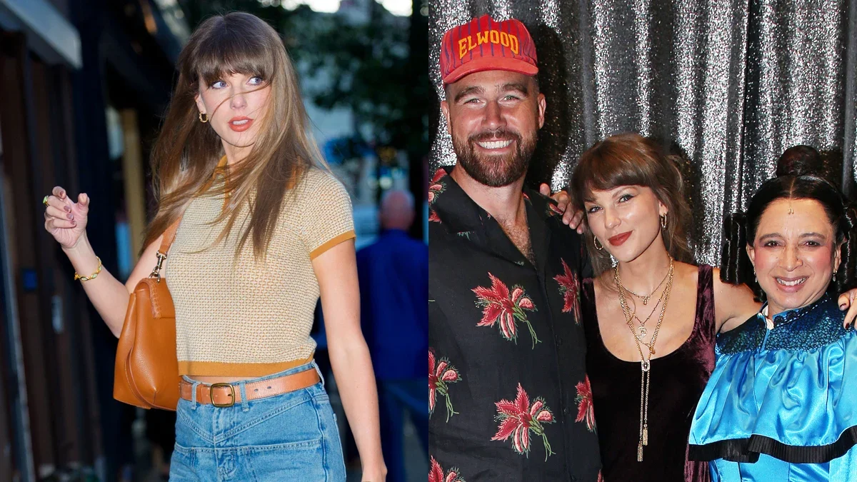 Taylor Swift Visits NYC Studio After Broadway Night Out