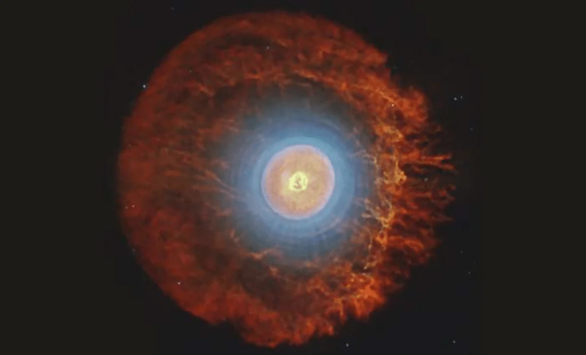 JWST Discovers Hollow Shell of Buckytballs in Tc 1 Nebula