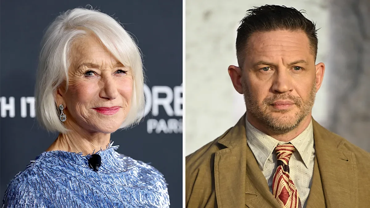 Helen Mirren shuts down Tom Hardy feud rumors in six words