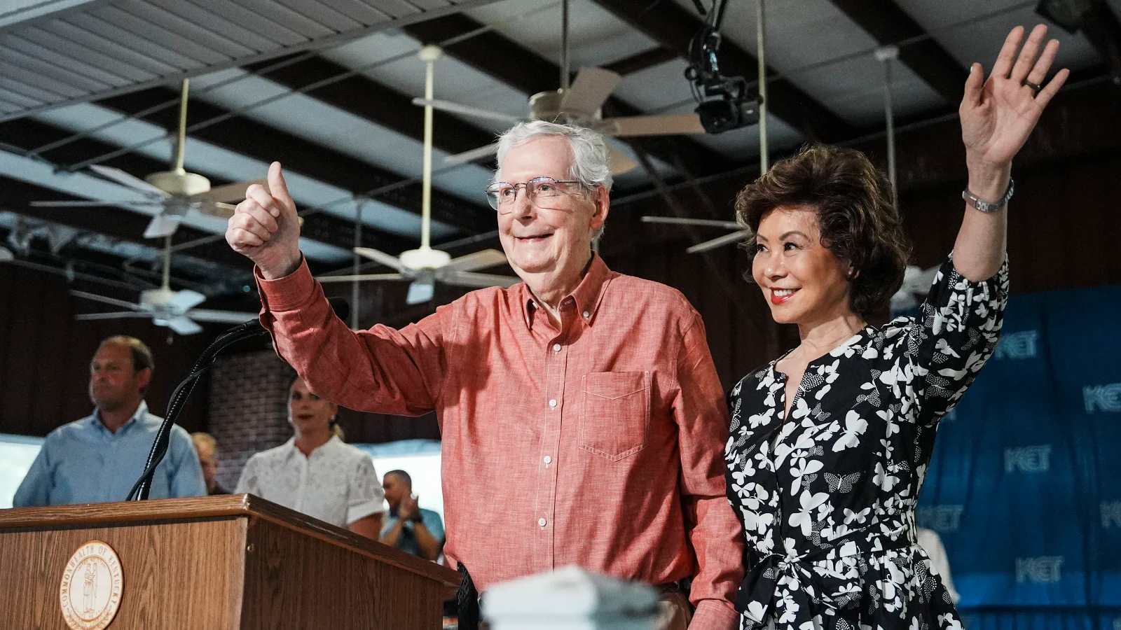Chao Returns from China as McConnell Hospitalization Sparks Theories