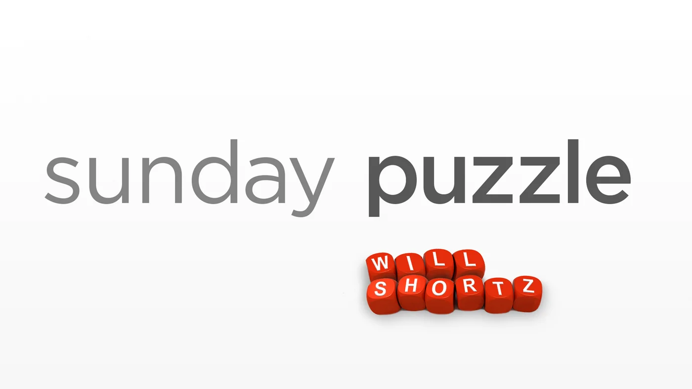 Crack the Sunday Puzzle with O.M.(G)!