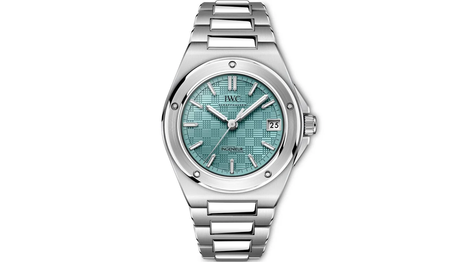 IWC Adds a Pool-Colored Dial to the Compact Ingenieur 35