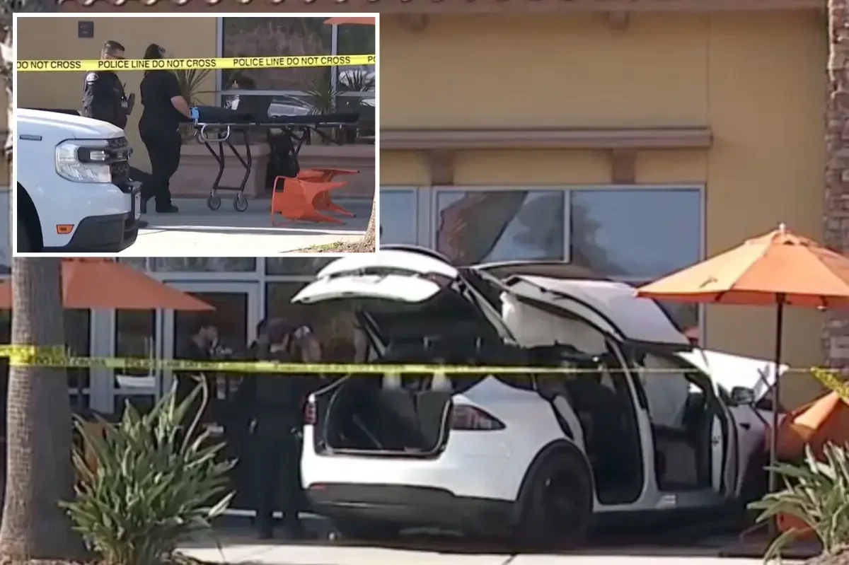 Tesla crashes into Simi Valley cafe, killing elderly pedestrian