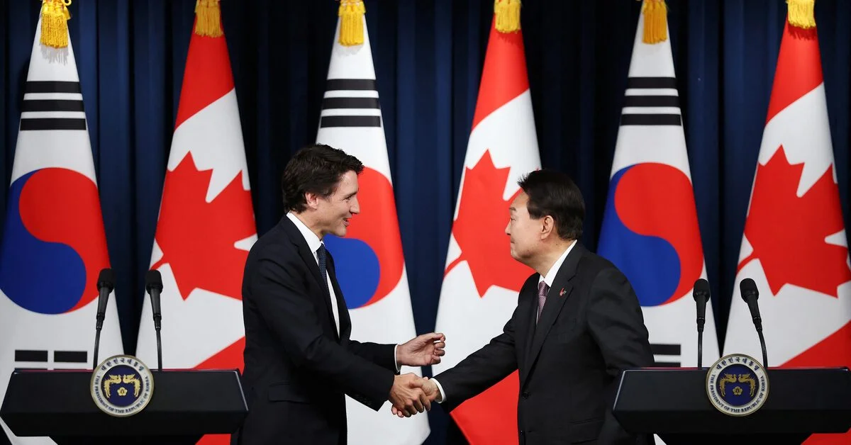 Trudeau strengthens Canada-South Korea partnership on critical minerals, security, and clean energy.