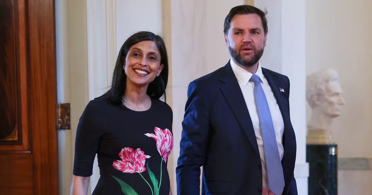 Second Lady Usha Vance Welcomes Fourth Child Alec Neel Vance