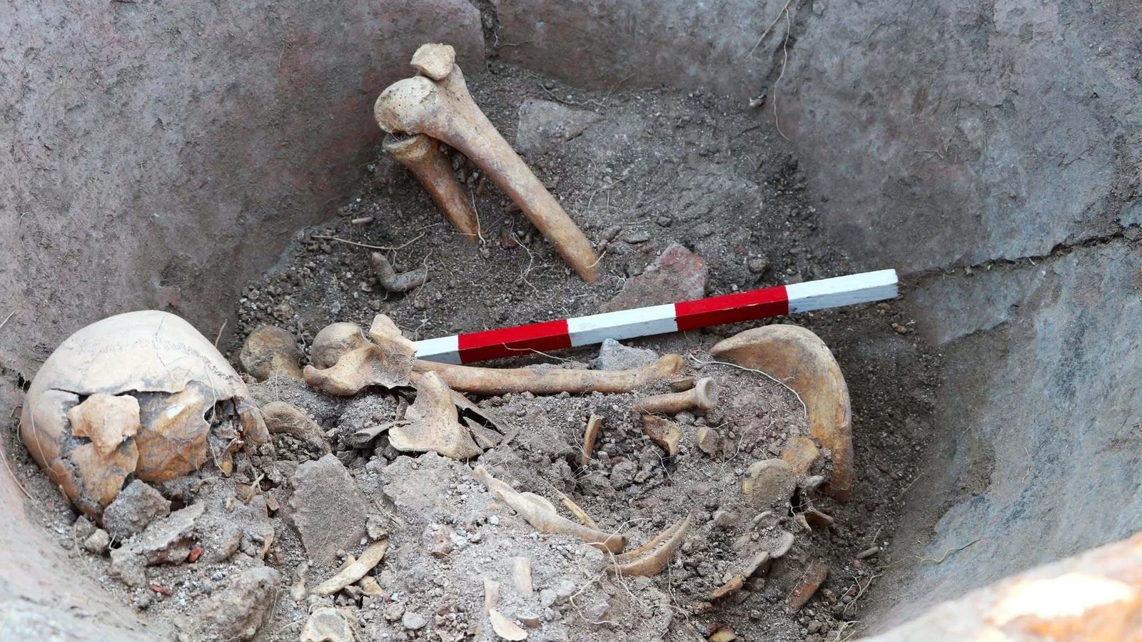 Skeleton in a 1,600-year-old Roman jar hints at a desperate shelter during siege in Bulgaria