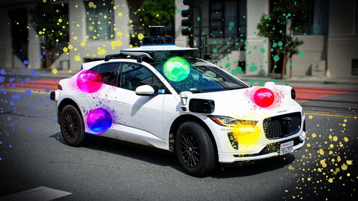 Waymo robotaxi halts teen gel-bead drive-by, police involved