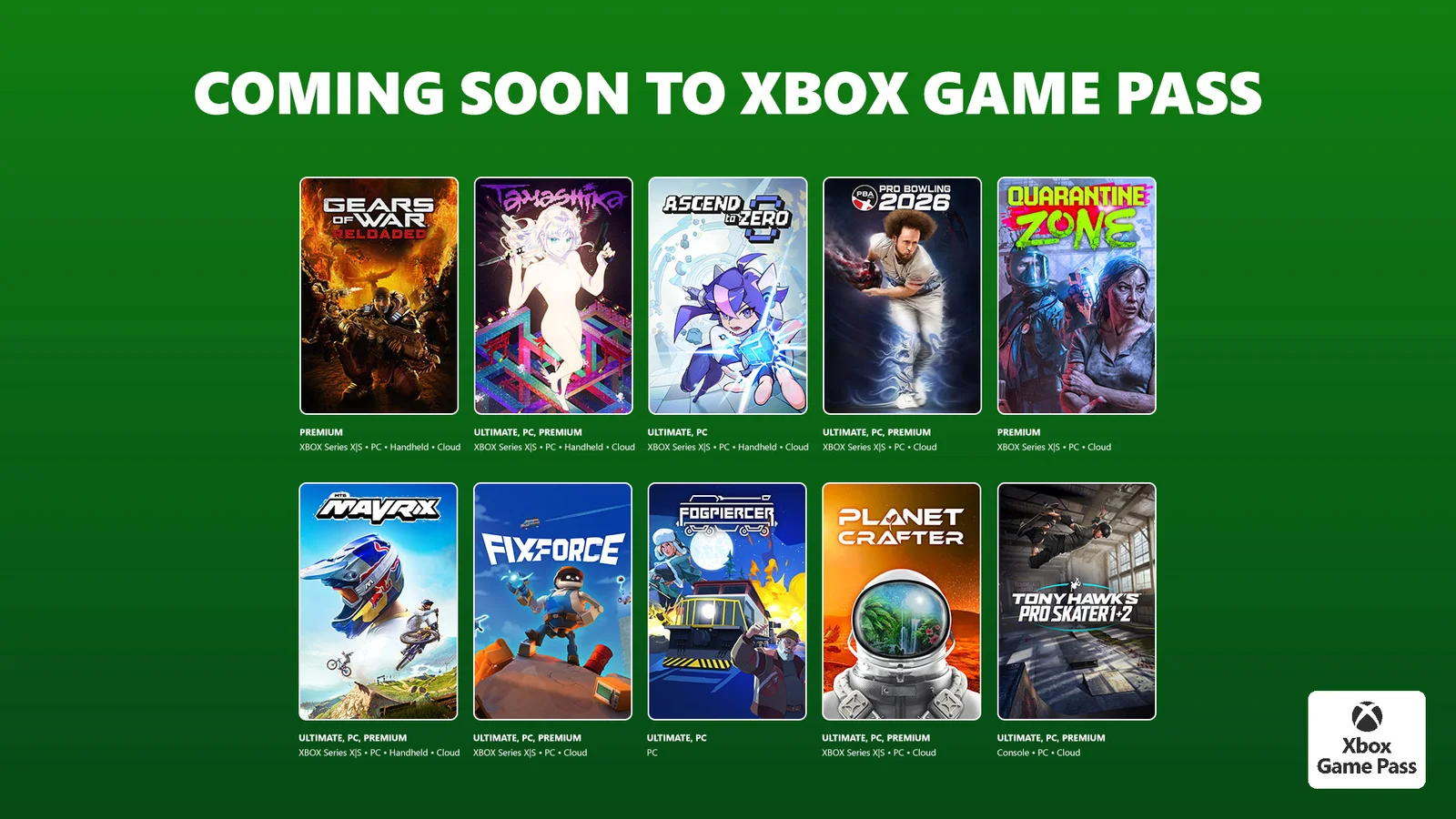 July Game Pass Lineup Goes Big: Tony Hawk’s Pro Skater 1+2, Palworld 1.0, and More