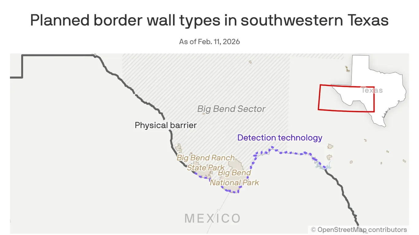 Big Bend pushback trims Trump's border wall plan