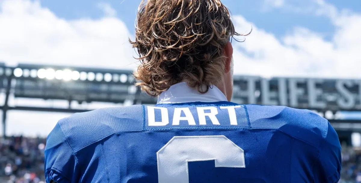 Harbaugh Questions Protection After Dart’s Big Hit in Giants-Vs-Vikings Preseason