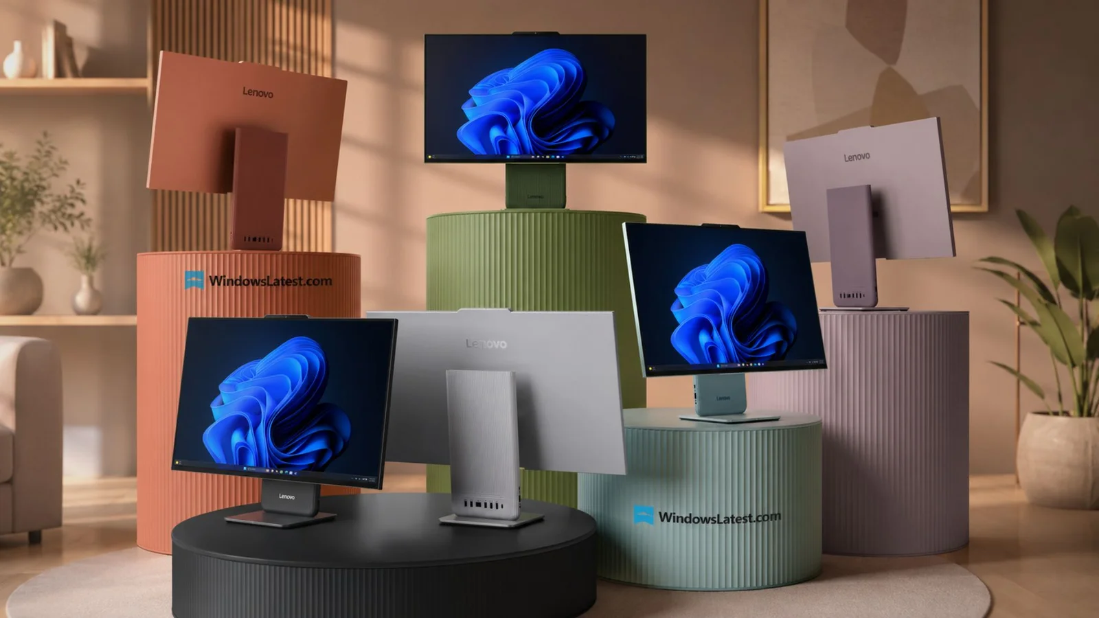 Lenovo IdeaCentre AIO Introduces Six Pastel Colorways to Rival the iMac