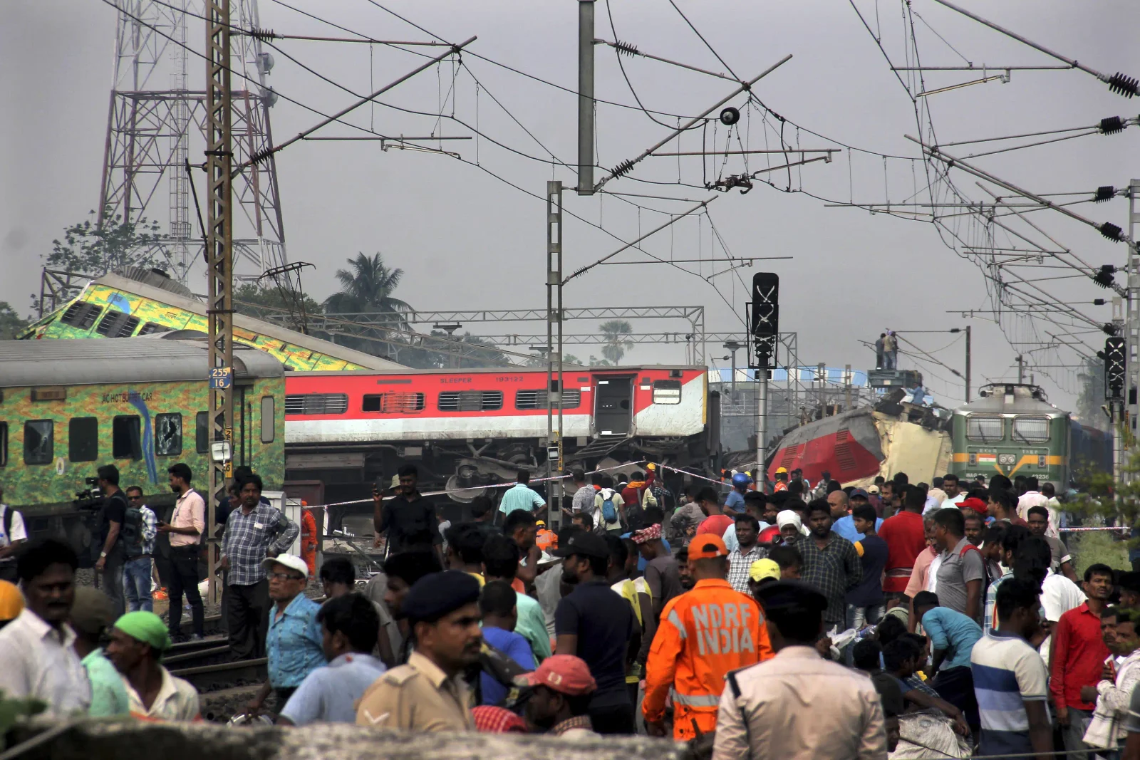 India's deadliest train accident in decades: over 280 killed and 900 injured.