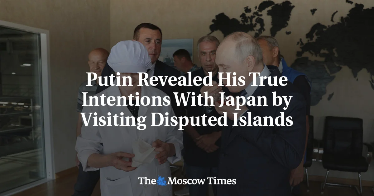 Putin's Iturup visit tests Japan's resolve ahead of elections