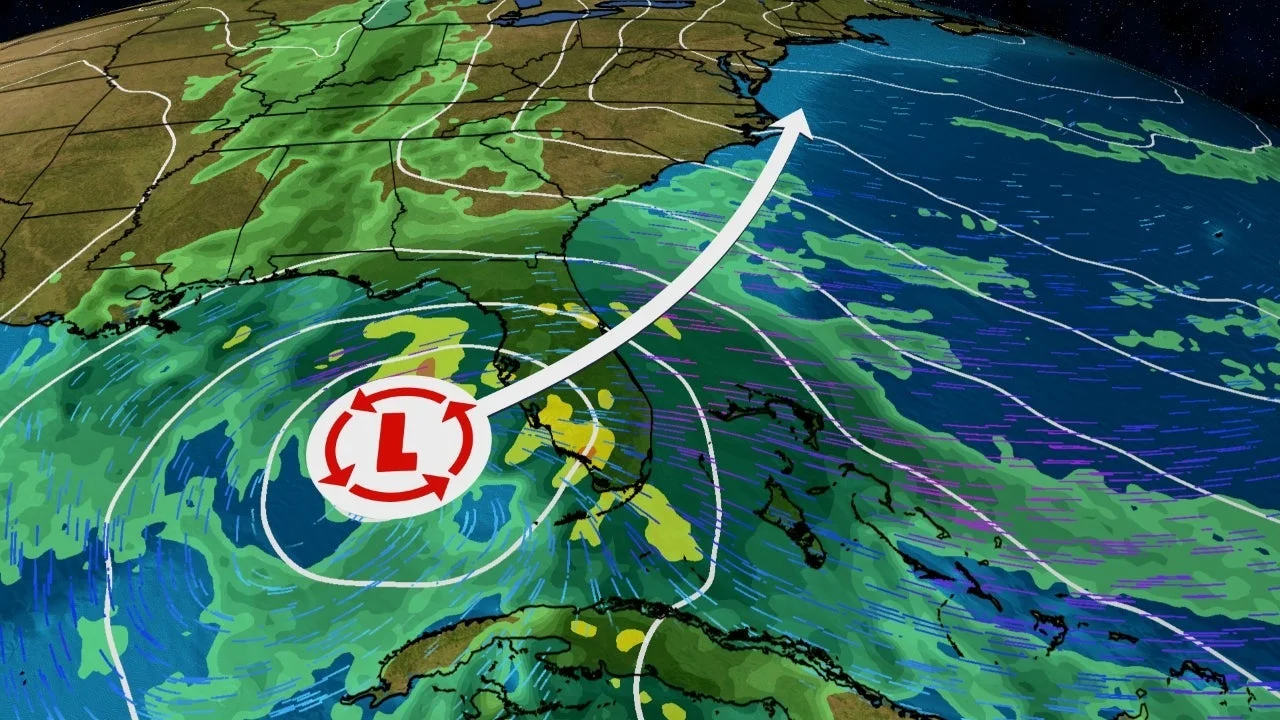 Stormy Weekend Ahead: Florida to East Coast Braces for Heavy Rain and Strong Winds