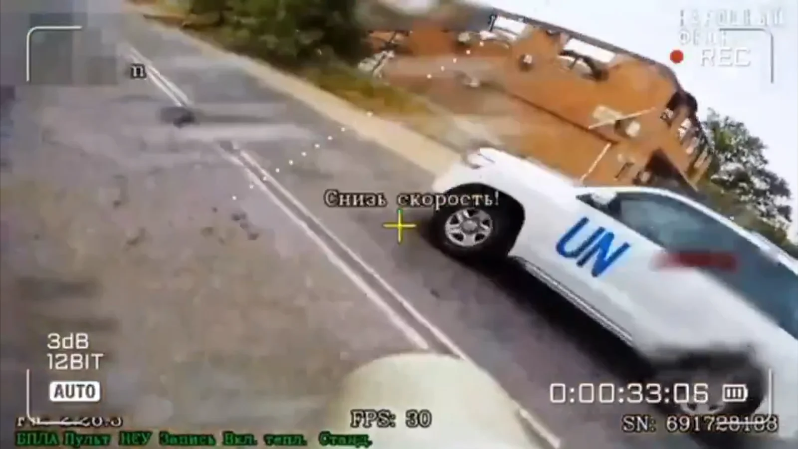 UN convoy hit in Kherson as Russian FPV drones strike aid mission; culprit unknown