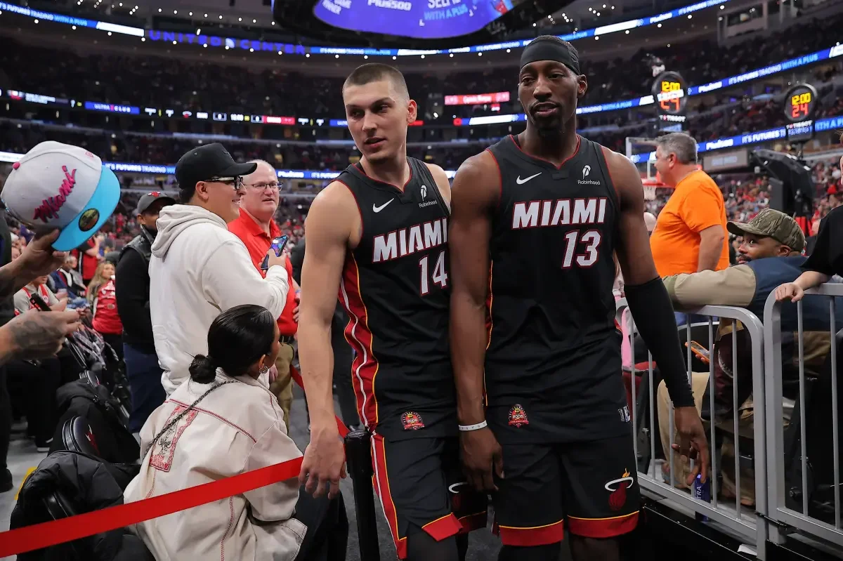 Bam Adebayo and Tyler Herro In Las Vegas Altercation