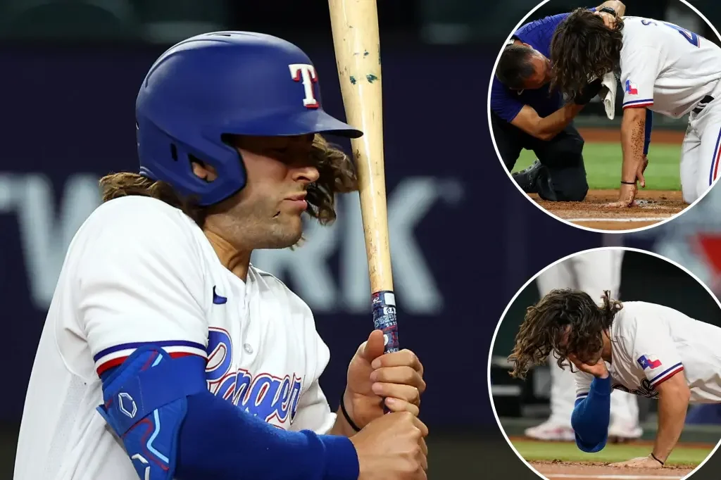 Rangers' Josh Smith hospitalized after taking pitch to the face.