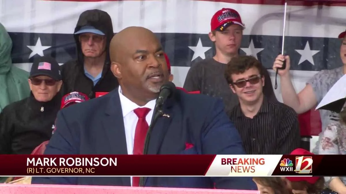 "Mark Robinson Launches Gubernatorial Campaign in North Carolina"