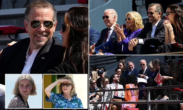 Biden family attends granddaughter's graduation while addressing white supremacy and facing criticism.