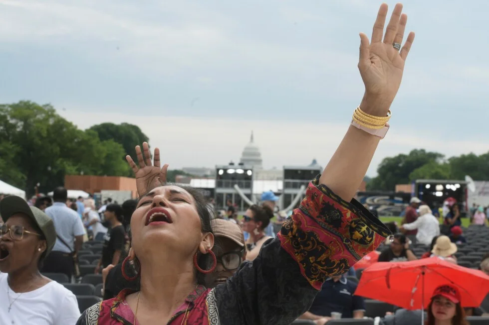 DC hosts mass prayer rally marking America's 250th anniversary