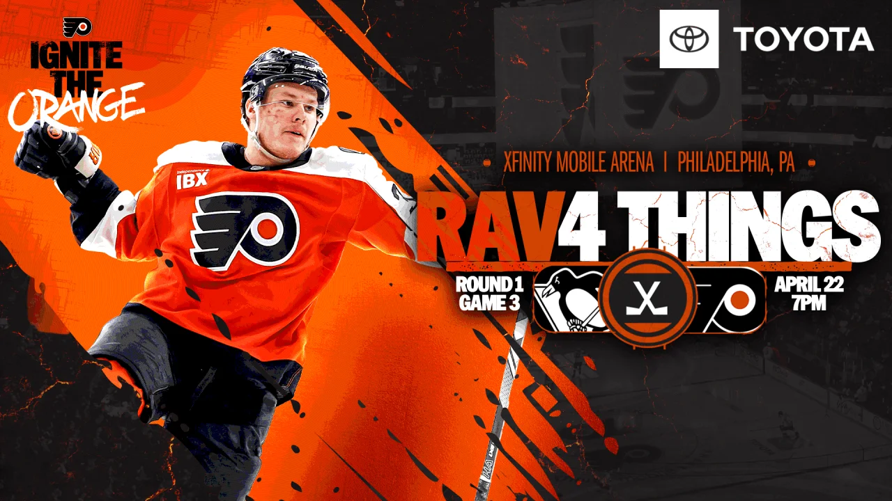 Flyers Seek 3-0 Lead in Game 3 vs Penguins