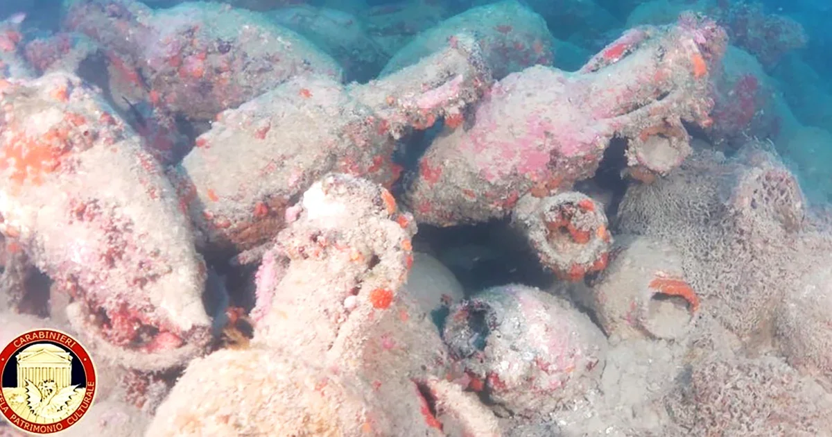 Ancient Roman shipwreck uncovered off Sicily reveals ancient trade routes