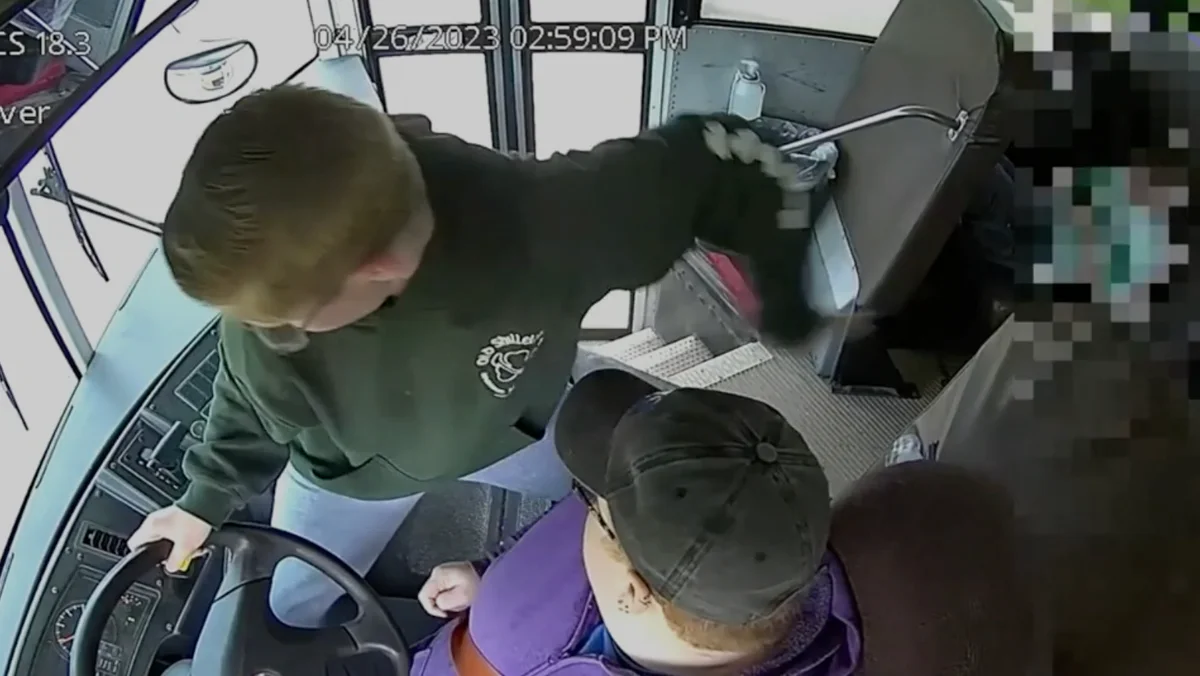 Quick-thinking students save the day in school bus emergencies.