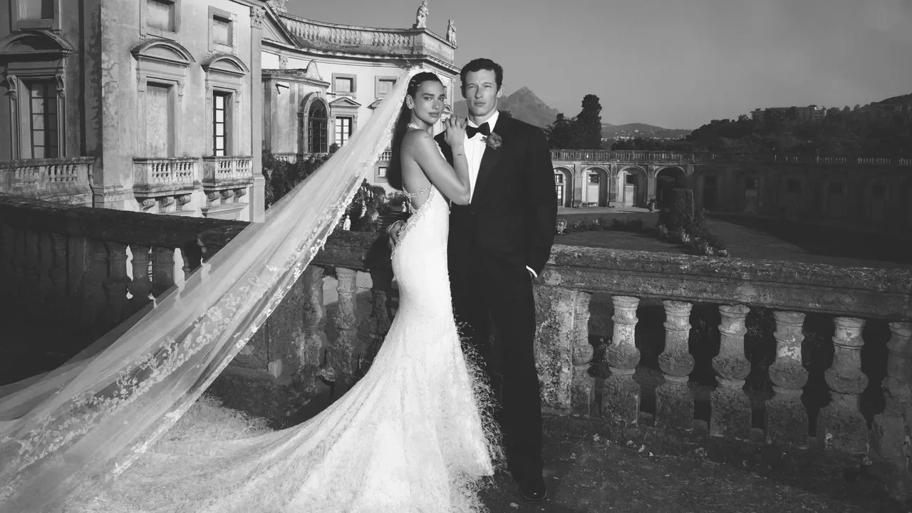 Dua Lipa Weds in Chanel Haute Couture Gown at Sicilian Celebration