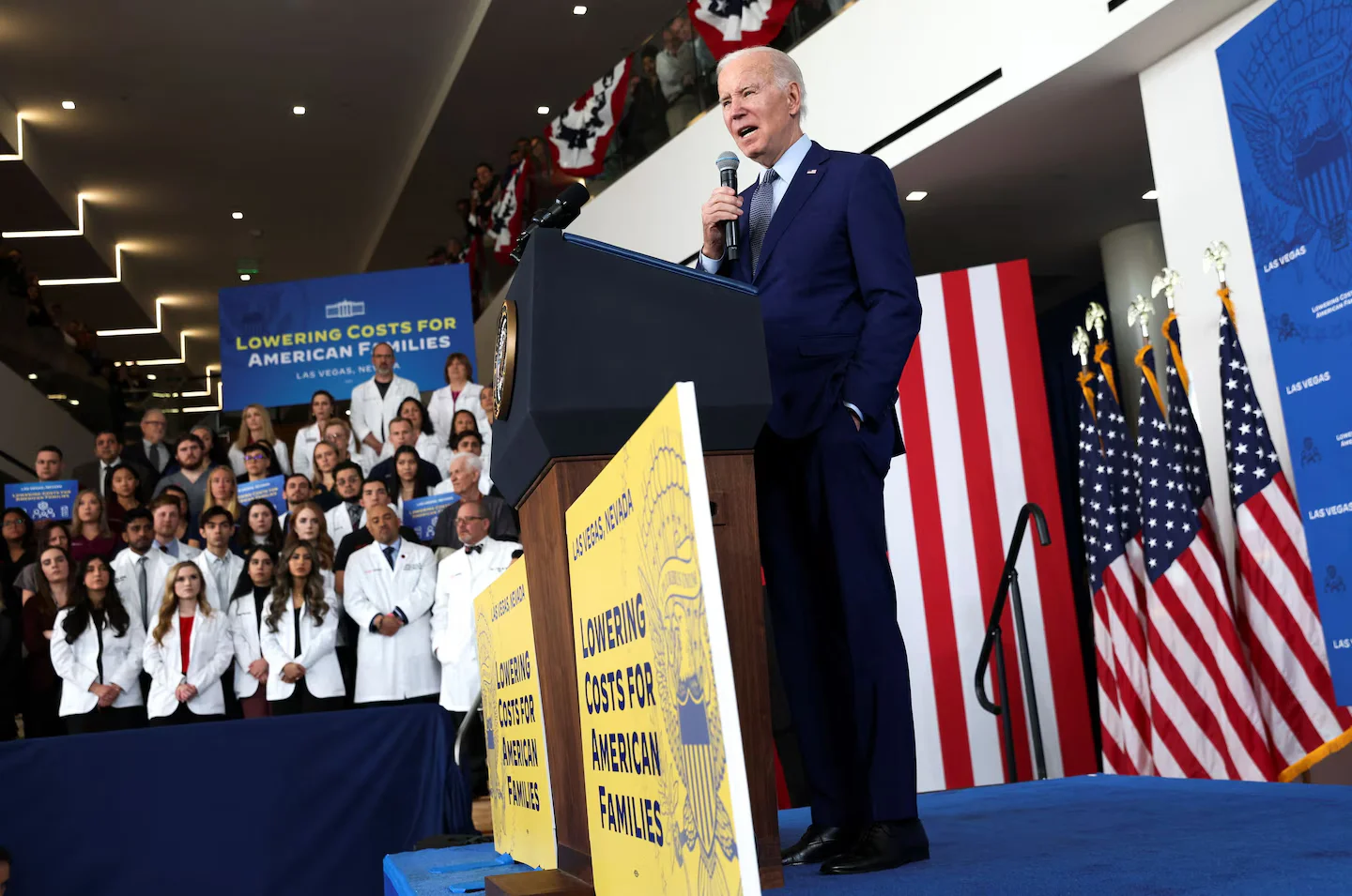 "Budget Battle: Biden Takes on GOP over Health Care and Social Security"