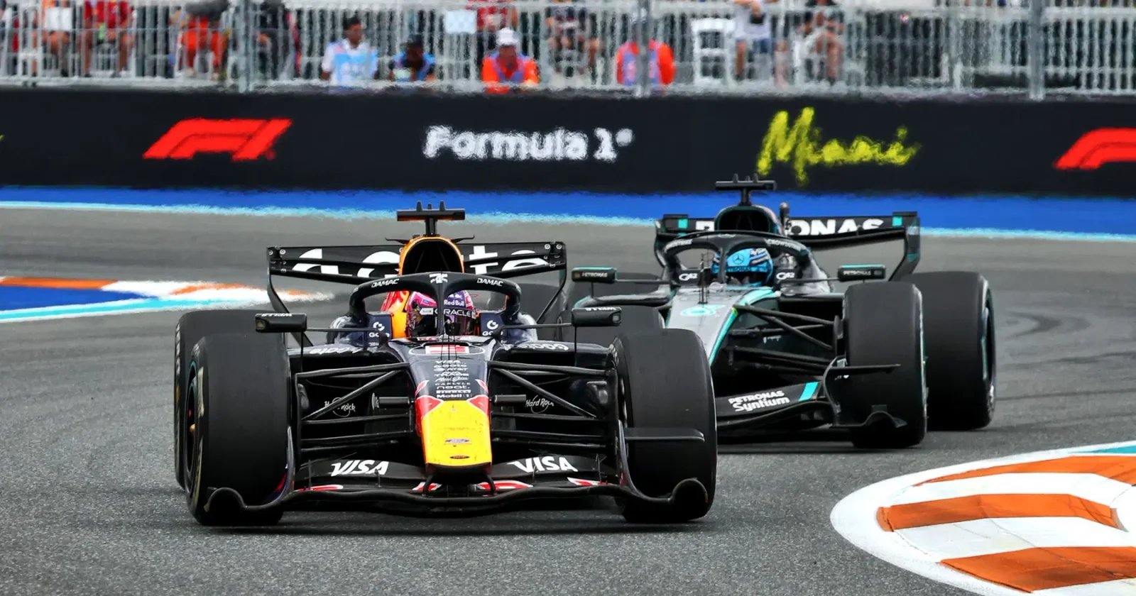 Miami clash verdict: Verstappen and Russell escape penalties after collision review